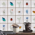 thumbnail image 2 of Tile Wall Decals 10 Pcs Vinyl Stickers Peel and Stick Removable Tiles Transfer Sticker for Kitchen Backsplash Bathroom Shower Wall Renovation Decor 6x6inch, 2 of 10