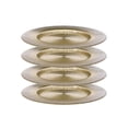 thumbnail image 3 of Set 4 Platos Base De Vidrio Champagne Metalico 33 Cm Dk-01_4 Baum brothers Dk-01_4, 3 of 3