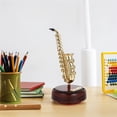 thumbnail image 4 of REOFLYUP Box With Music Plastic Saxophone Music Playing Desktop Ornament 1Pack, 4 of 6