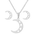 thumbnail image 2 of Ensemble de Pendentif Mode pour Femmes Boucles d'Oreilles Collier Clavicule Coloré Boucles d'Oreilles Exquises, 2 of 8