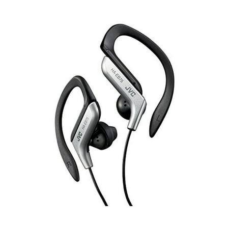 Jvc Ear Clip Headphones - JVC HA-EB75S Sports Ear Clip Headphones Silver