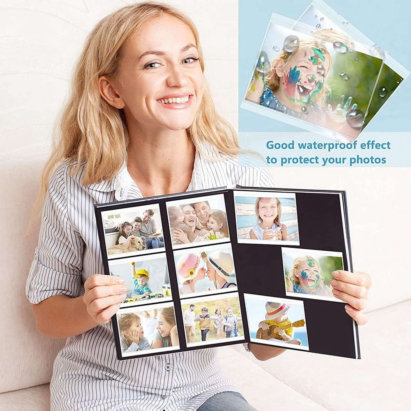 144Pcs Self-Adhesive Label Card Holder Index Pockets Holder 6X8.5cm Clear Plastic Card Holder Adhesive Label Holder