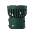 thumbnail image 2 of Ventilador eléctrico Mini ventilador colgante de cuello para exteriores Niveles de viento ajustables Dispositivo de enfriamiento de escritorio, Verde Noticed HA004138-04B, 2 of 6