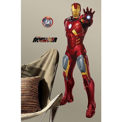 RoomMates Avengers Iron Man Peel & Stick Giant Wall Decal