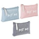thumbnail image 3 of 3 bolsas de lona para maquillaje con cremallera, bolsa para cosméticos, artículos diversos, bolsa de viaje, 3 of 7