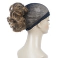 thumbnail image 2 of Short Ponytail Hair Piece Extension Wavy Claw Clip In/on Hairpiece, Light Reddish Brown with Blonde Highlight, 2 of 7