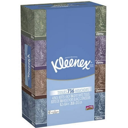 Kleenex Facial Tissue Mainline Bundle, 4