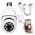 thumbnail image 1 of Cámara Vigilancia Foco Wifi Hd Exterior Interior App V380 Color Blanco, 1 of 5
