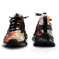 thumbnail image 3 of Tie Dye Stripes Walking Shoes for Men Woman Lightweight Tennis Fashion Elastic Sports Shoes Cushion Basketball Shoes, 3 of 7