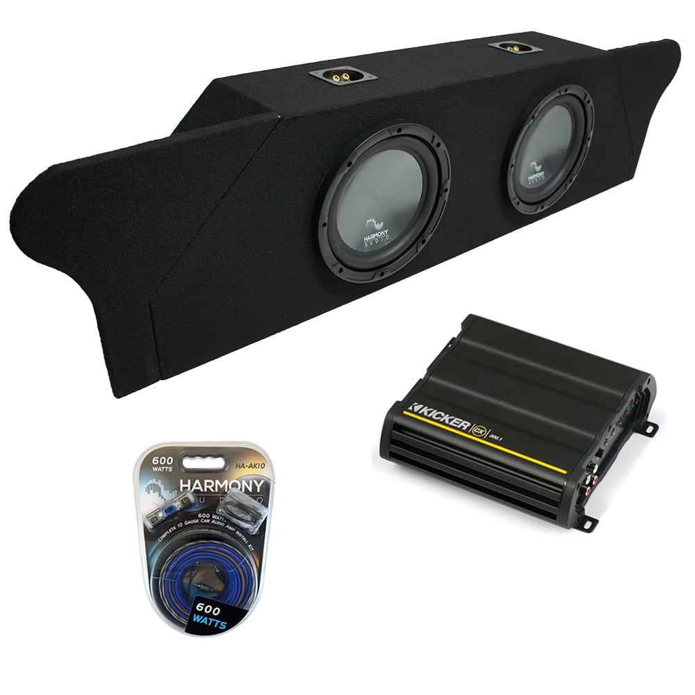 2012-2015 Chevy Camaro Coupe Trunk Harmony R124 Dual 12/" Sub Box Enclosure New
