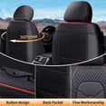 thumbnail image 2 of Car Seat Cover for Jaguar S-type 2002, Red Car Seat Covers, Premium Leather 5 Seats Full Set Non-Slip Lining Beautify Interior, Give Your Interior a New Look, 2 of 9
