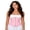 Pink, variant on Women Corset Belt Wide Elastic Underbust Bustier Tie up Cinch Belt for Dress Renaissance Pirate Costume