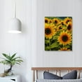 thumbnail image 2 of FCXZI Sunflowers Wall Decor Canvas Art for Home Living Room Office 16x20in, 2 of 5