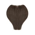 thumbnail image 2 of PU Men's Hairline Toupee Real Human Hair Invisible Forehead Hairpiece Fringe Bang Replacement System--medium brown, 2 of 5