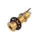 thumbnail image 1 of Kearding Salida estéreo profesional, salida roscada, entrada de 1/4 pulgadas, enchufe exquisito a prueba de herrumbre, piezas de accesorios para guitarra Artesanía Oro Kearding HA064113-03, 1 of 6