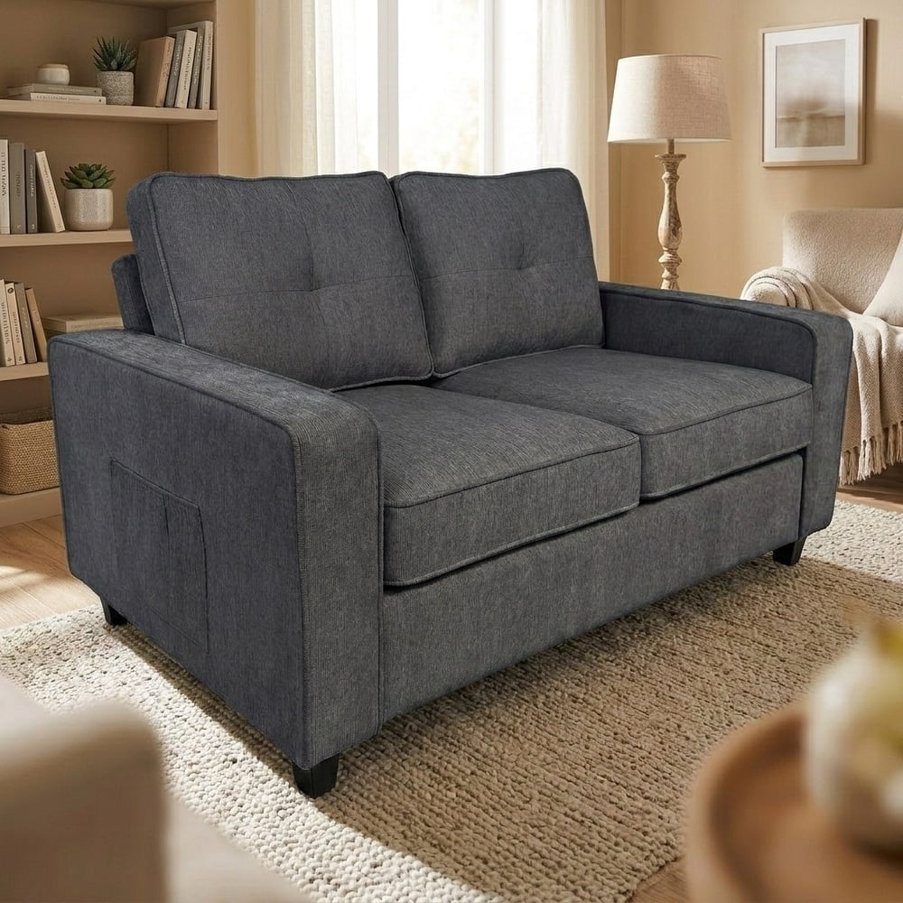 US Pride Chenille upholstery 54.3 inch wide loveseat