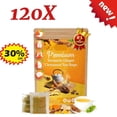 thumbnail image 1 of Té de cúrcuma, jengibre y canela (120 bolsitas), 100 % natural, sin aditivos ni cafeína., 1 of 7