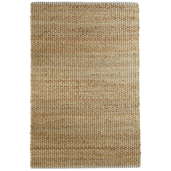 Laddha Home Designs 5' x 7.75' Brown Stitched Handwoven Rectangular Area Throw Rug