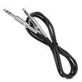 thumbnail image 4 of 6.35mm Dual Track Electric Guitar Audio Cable 1.85M Length Black Plastic Surface, 4 of 8