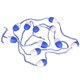 thumbnail image 1 of Líneas divisorias de línea de carril Wdftyju 5,5 m con 11 flotadores y 2 ganchos, 1 of 7