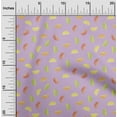 thumbnail image 1 of oneOone Viscose Jersey Fabric Lemon Slice Vegetable Print Fabric BTY 60 Inch Wide, 1 of 5