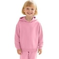 thumbnail image 3 of Kiijoy Big Girls Solid Hoodie Cotton Casual Hooded Sweatshirt Pullover Top, Sizes 10-11, 3 of 3