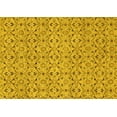 thumbnail image 1 of Ahgly Company Machine Washable Indoor Rectangle Abstract Yellow Modern Area Rugs, 8' x 10', 1 of 4