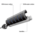 thumbnail image 3 of 2 Pack Adjustable Jump Rope for Workout, Fitness Jump Rope , Speed Jumping Rope for Exercise, 3 of 5