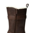 thumbnail image 2 of DREAM PAIRS Women's Flat Low Heel Mid-Calf Boots Round Toe Side Zip for Casual, Everyday, 2 of 6