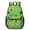 Football and Blast Green Pattern, variant on Football and Boot Blue Pattern 17" Waterproof Oxford School Backpacks for Teens, S-Shape Padded Straps, for School, Travel, Hiking, Camping