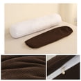 thumbnail image 5 of 16x6in Round Side Sleeping Bolster Pillow, Detachable Washable Cover with Inner Core, Multi-Use Leg Pillow for Sofa & Bed, Comfortable Support Pillow for Home Use, 5 of 7