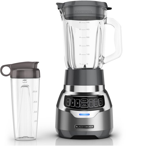 BLACK+DECKER PowerCrush Digital Quiet Blender, New Quiet Technology