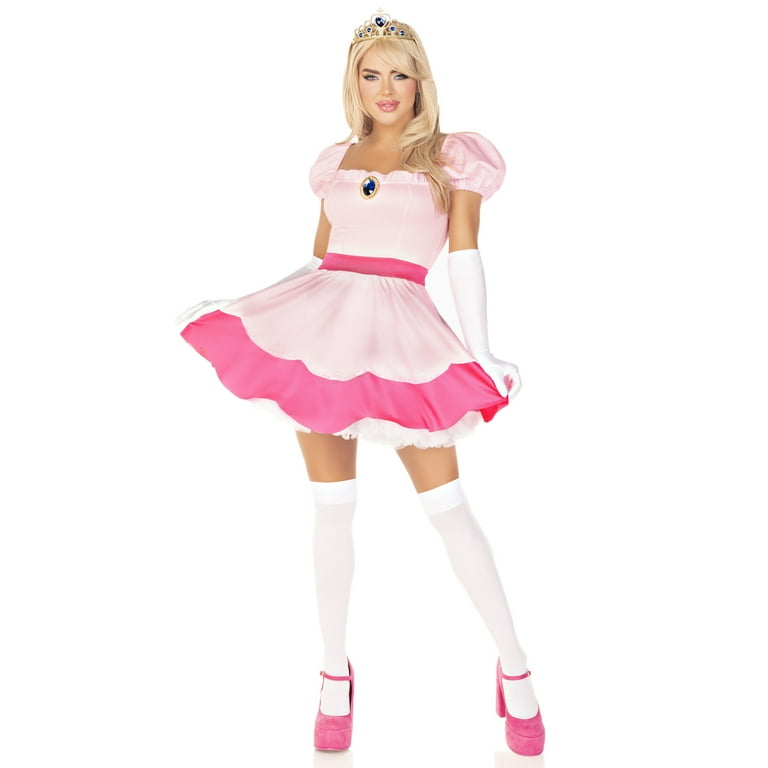strapless open back dress Pink Petal Fairy Halloween Costume – Teetot & Co., Inc main image 1