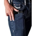 thumbnail image 3 of Cowgirl Tuff Western Jeans Womens XOXO 33 Short Medium Wash JXOXON, 3 of 5