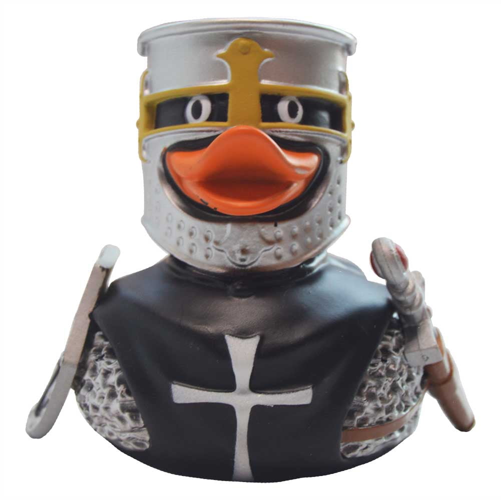 Wild Republic Rubber Ducks Knight Black 4"