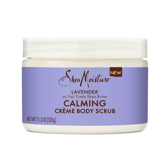 Shea Moisture Lavender Calming Creme Body Scrub, 11.3 oz, 3 Pack