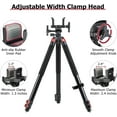 thumbnail image 3 of SharpOptics 26-60“ Hunting Tripod  Rest Clamping Tripod Rest with Sturdy Aluminum Frame, Hands-Free Operation for Outdoors, 3 of 7