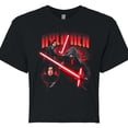 thumbnail image 3 of Star Wars - Kylo Ren Bootleg - Juniors Cropped Graphic T-Shirt, 3 of 5