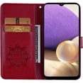 thumbnail image 2 of for Samsung Galaxy A05S Wallet Case for Women, Glitter Bling Diamond PU Leather Folio Cover with Card Slot & Wrist Strap Phone Case for Samsung Galaxy A05S Owl Red, 2 of 18