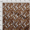 thumbnail image 3 of oneOone Viscose Chiffon Brown Fabric Tropical Leaf Fabric For Sewing Printed Craft Fabric By The Yard 42 Inch Wide, 3 of 5