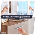 thumbnail image 4 of maskred 2pair Aluminum Alloy Handle For Sliding Doors Smooth Operation And Easy Replacement Wide Range, 4 of 6