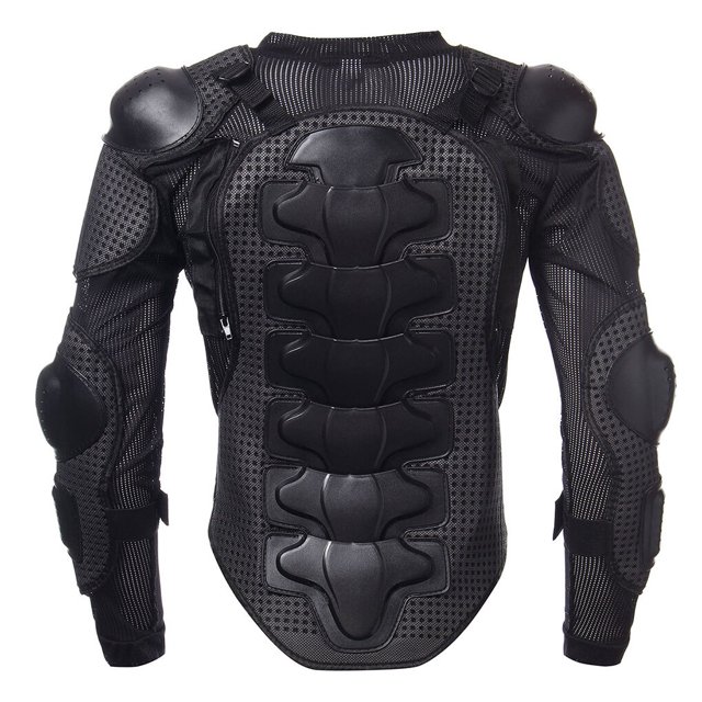 Men Full Body Motorcycle Jacket Armor Motocross Racing protector jacket Moto Protective Gear Motorbike Chest Elbow Back Shoulder Protector