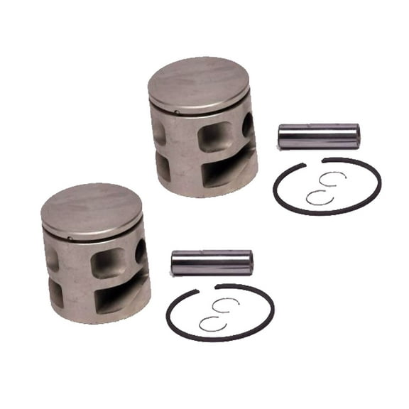 Poulan Craftsman Chainsaw (2 Pack) Replacement Piston Kits - 530071883-2PK
