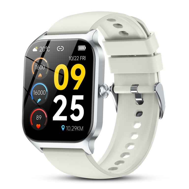 IKT, Smart Watch, 1.85 inch Fitness Tracker, Android iPhone