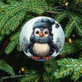 thumbnail image 5 of Ceramics Ornaments Penguin Christmas Snow Winter Animals Penguins Christmas Tree Ornaments Christmas Penguin Best Gifts for Christmas Ornament Xmas Present, 5 of 8