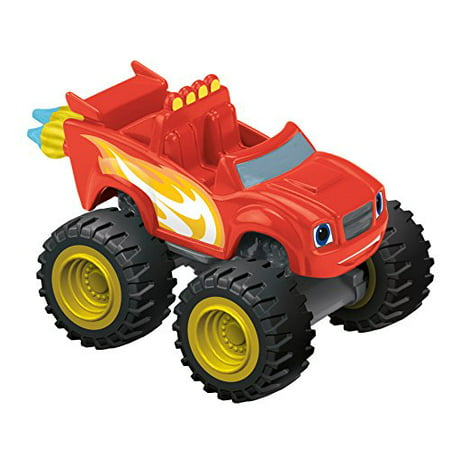 Fisher-Price Nickelodeon Blaze & the Monster Machines, Blazing Speed Blaze Vehicle, These monster trucks feature big wheels and even bigger personalities By