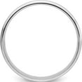 thumbnail image 2 of 14K White Gold Light Comfort Fit Brush Satin Fancy Band (Size 13) Made In United States wb109l-13, 2 of 5
