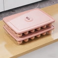 thumbnail image 3 of Refrigerator Organizer Bins with Lids 24-Egg Capacity Clear Plastic Storage Containers for Fridge 2 Pack, 3 of 6