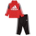 thumbnail image 1 of adidas Ensemble de Piste Tricot Colorblock 2 Pcs pour Garçons, Rouge Vif, 3T, 1 of 2