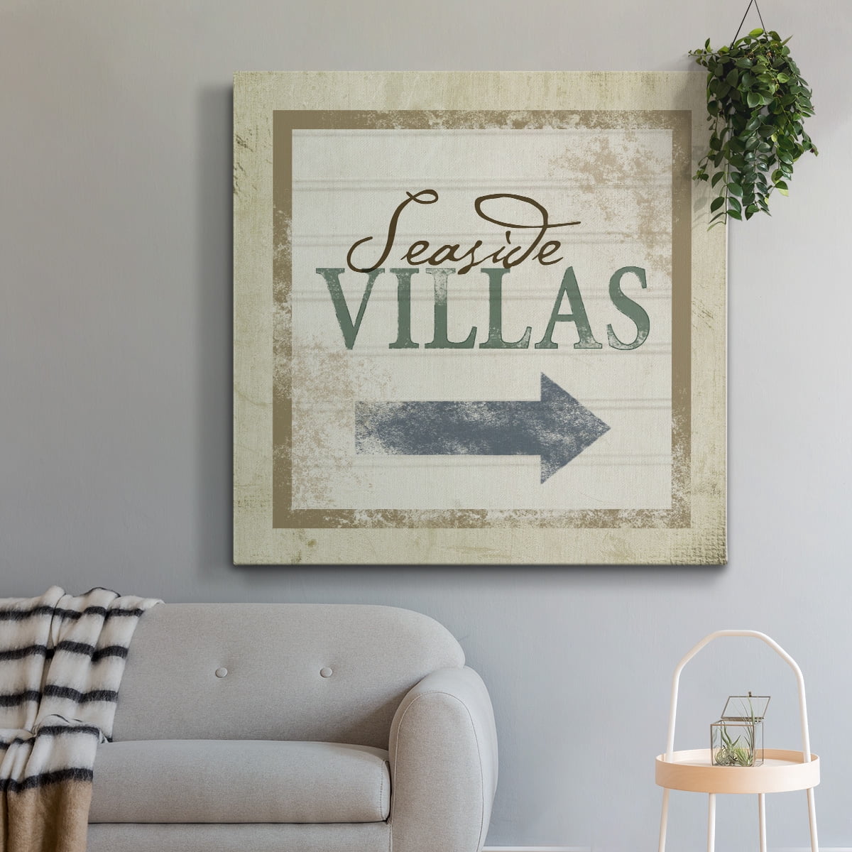 Wexford Home Beach Sign VIII-Premium Gallery Wrapped Canvas, 40" x 40" - Ready to Hang
